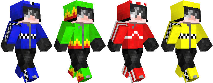 Skinpack1 Skinlineup - Minecraft Personnage (748x421), Png Download