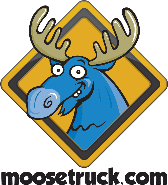 Moose Truck - Blue Moose (800x834), Png Download