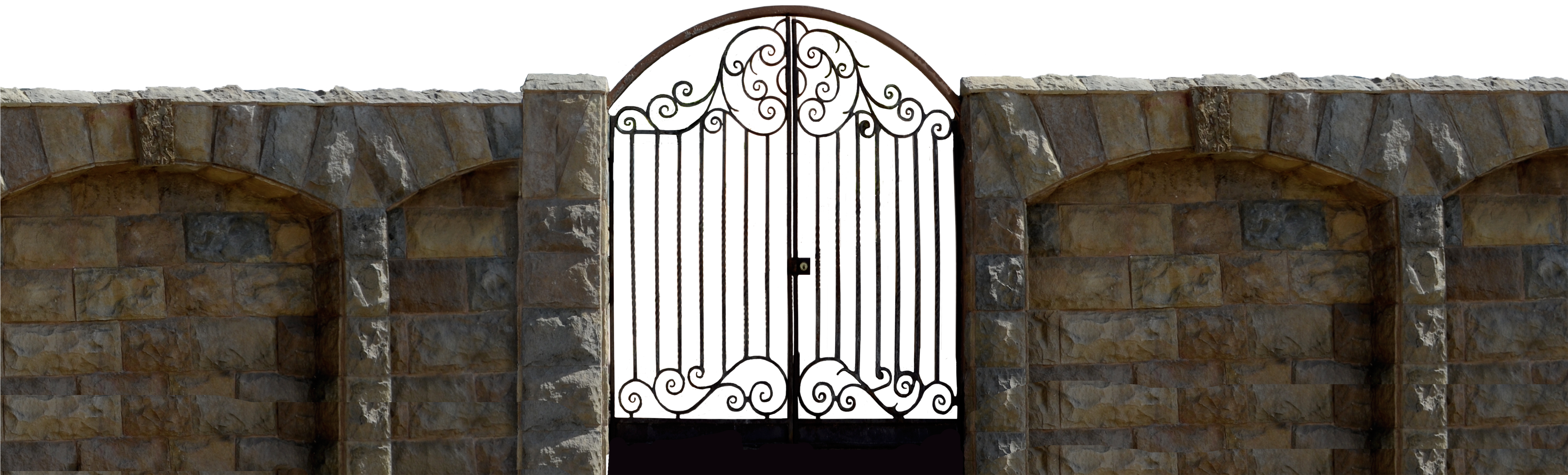 Go To Image - Gate Png (5250x1976), Png Download