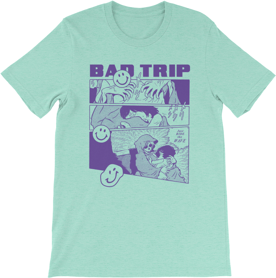 File 2834c1c178 Original - Bad Trip T Shirt (1000x1000), Png Download
