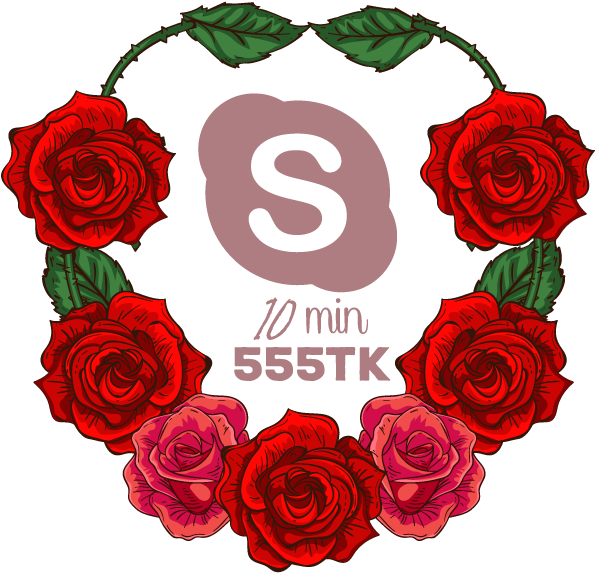 Skype - Garden Roses (660x660), Png Download