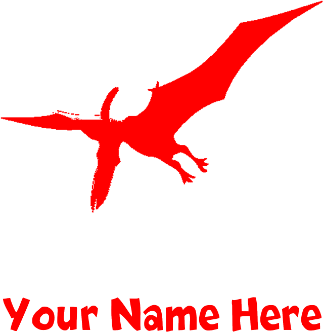 Pterodactyl Silhouette Baby Blanket (700x700), Png Download