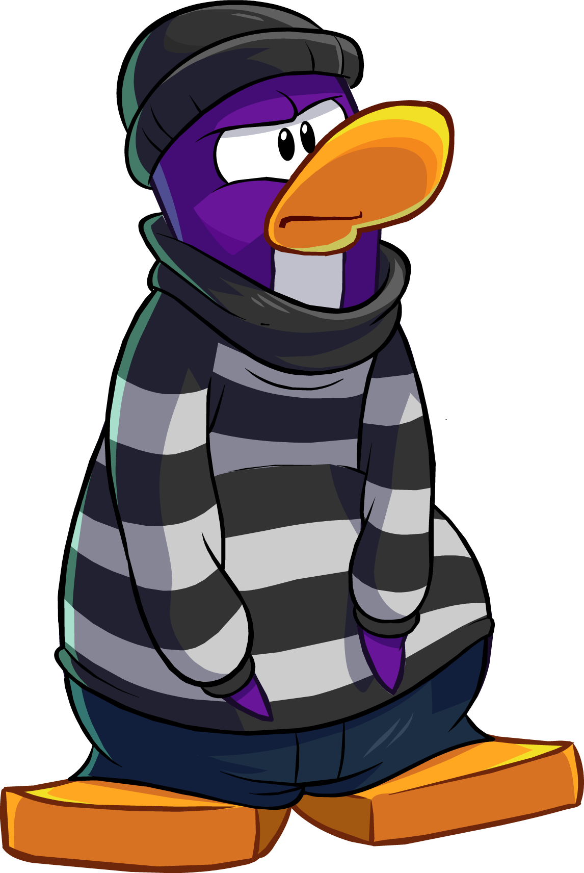 Image Png Wiki Fandom Powered By Wikia - Club Penguin Robber (1146x1712), Png Download