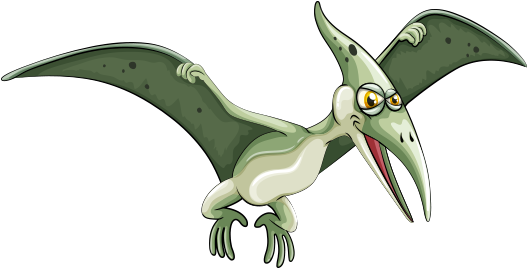 Pterodactyl - Illustration (550x830), Png Download