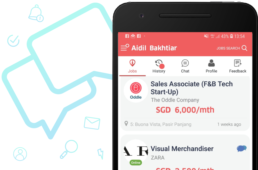 Grabjobs App (1000x660), Png Download