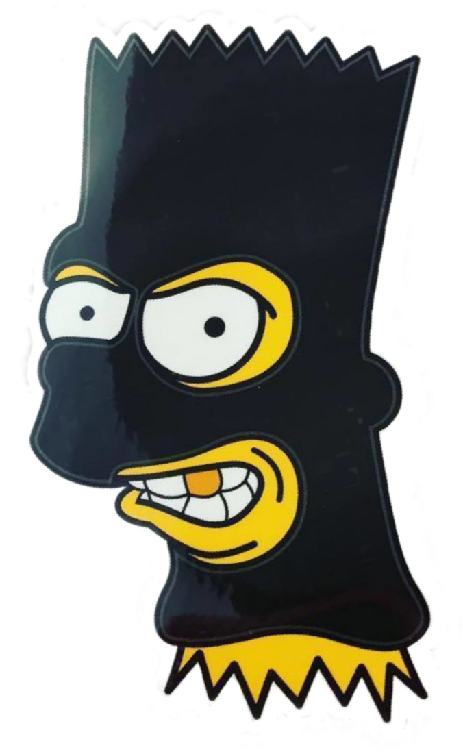 #gangster #stickergang #bart #simpsons #robber #mob - Simpsons Gangster Bart Png (1024x1329), Png Download