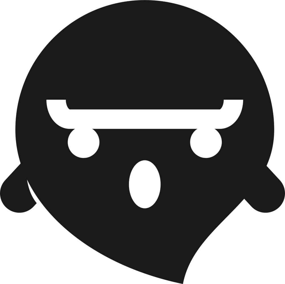 Logo Icon Black - Circle (1000x997), Png Download