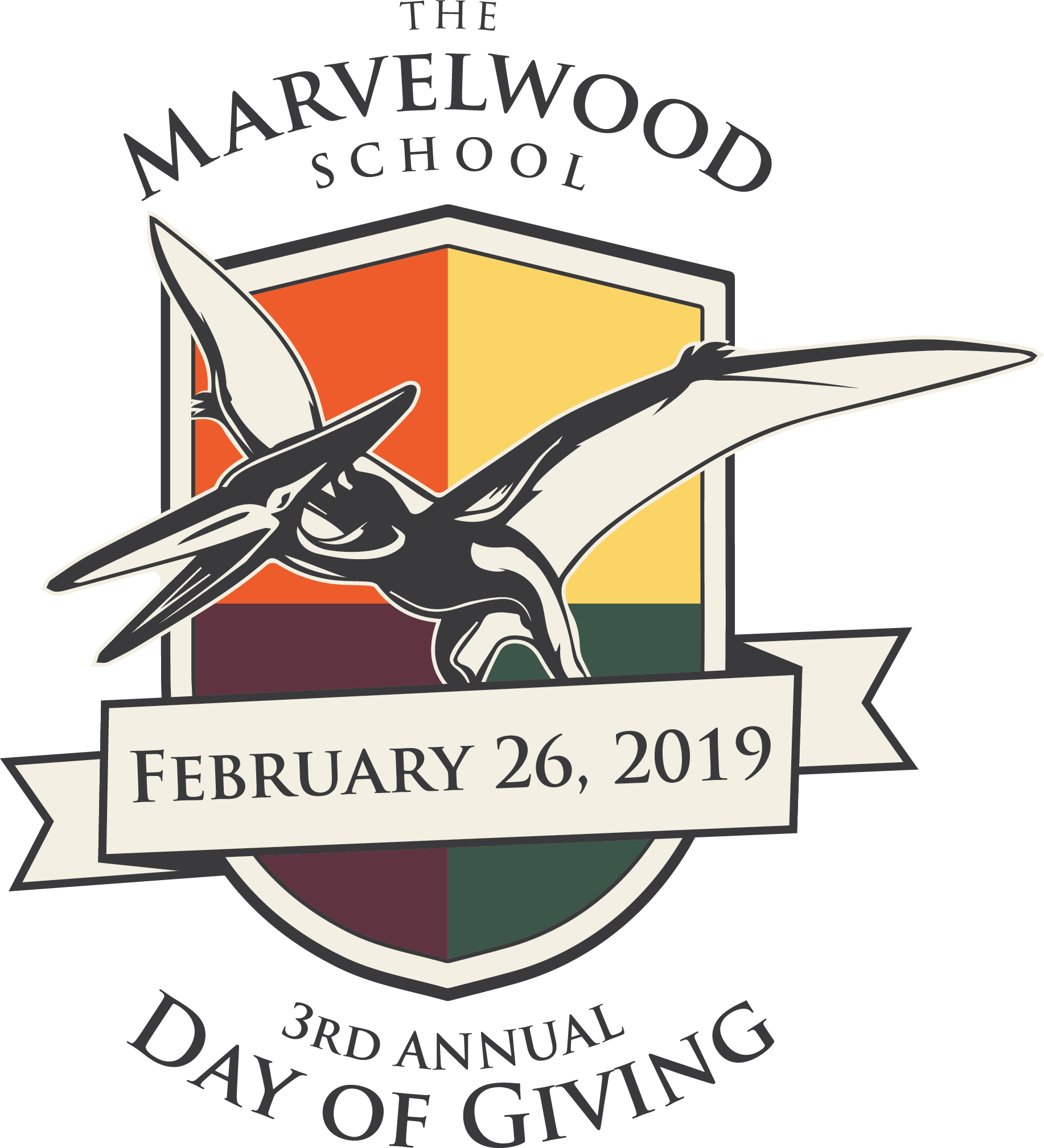 Our Third Annual Day Of Giving Will Feature Pterodactyl - Emblem (1834x2018), Png Download