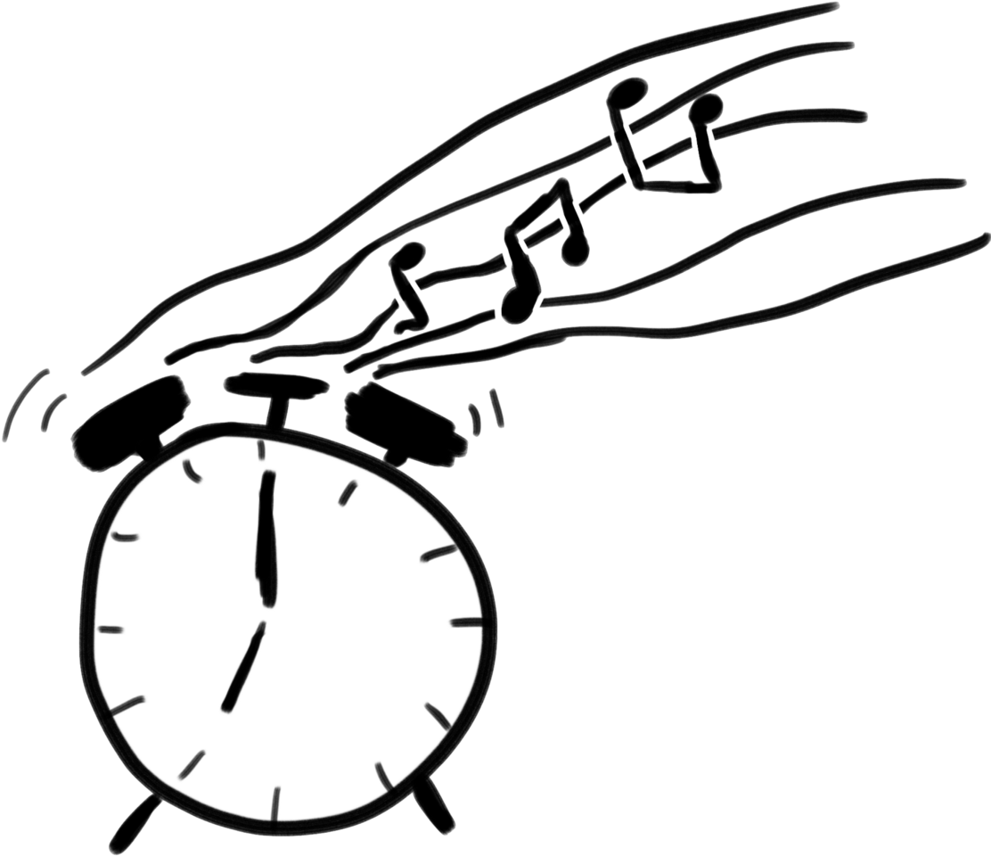 Alarms Are Better With Music (1200x1062), Png Download