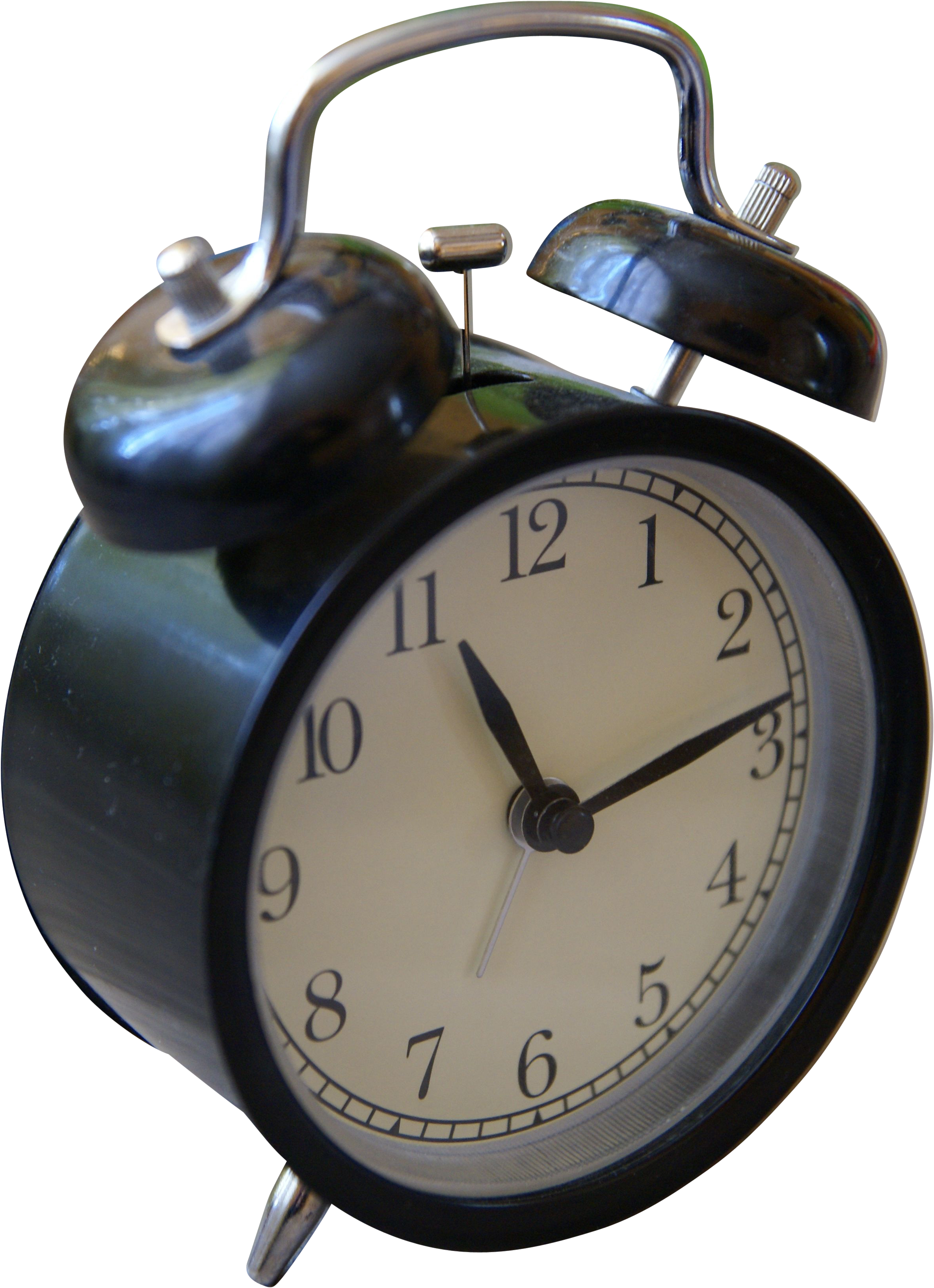 Black Table Clock Png Image - Latest Alarm Clock (2592x3872), Png Download