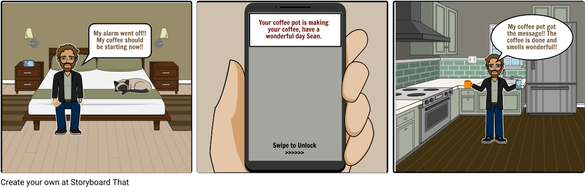 Coffee Alarm Clock - Video Editing Software (1164x385), Png Download