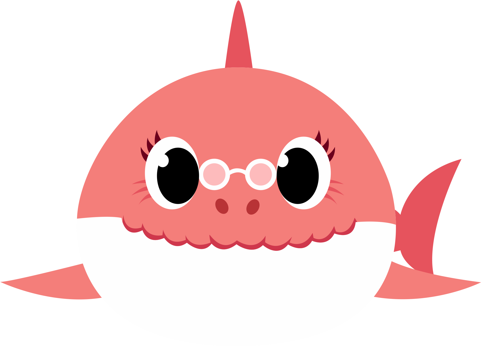 Clique Para Baixar - Family Shark Png (2000x2000), Png Download