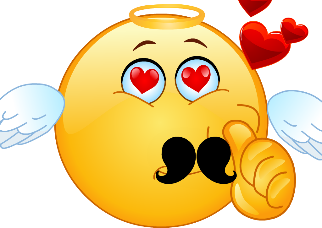 Grandma Clipart Lolo - Love Emoticon (1023x767), Png Download