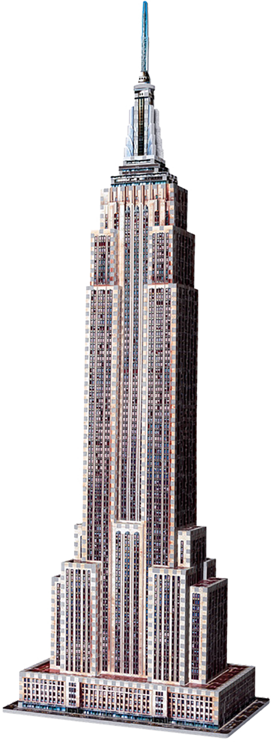 Wrebbit 3d-pussel Empire State Building - Wrebbit 3d Empire State Building (549x1500), Png Download
