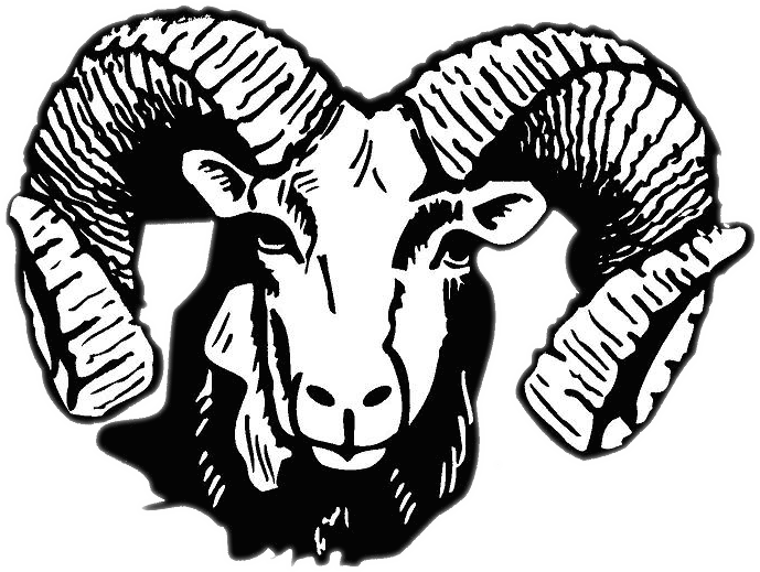 Flat Rock Rams Logo 2 By Lindsay - Flat Rock High School Logo (689x519), Png Download