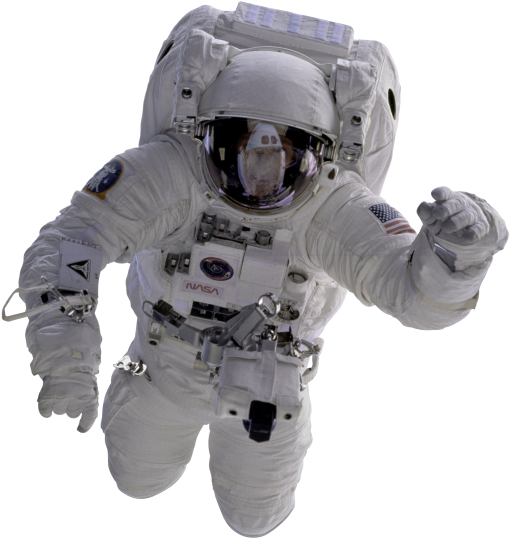 Astronaut In Space Png (715x712), Png Download