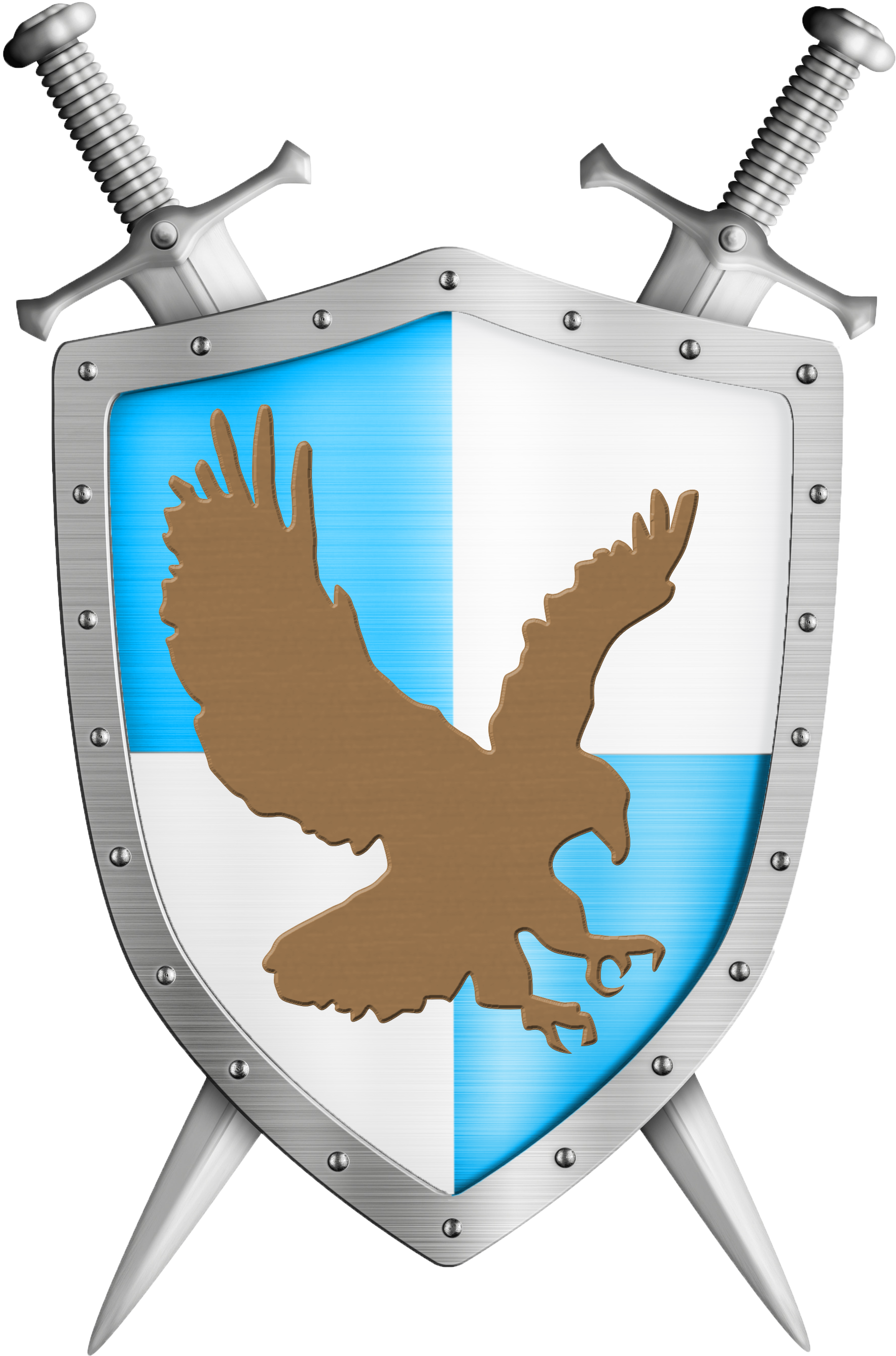 Client Logo - Crusader Shield And Sword (2150x2791), Png Download
