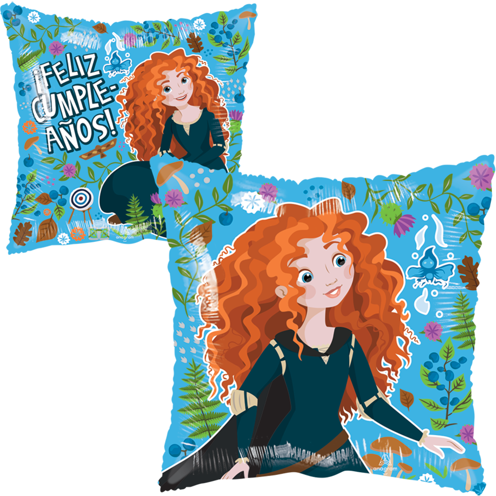 Princess Merida Feliz Cumplea Os - Cushion (1000x1000), Png Download