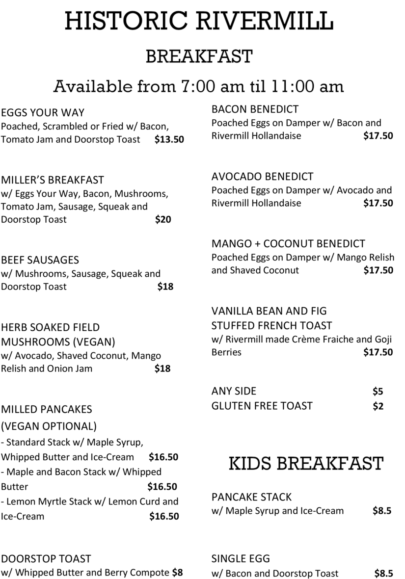 Summer Breakfast Menu (1000x1294), Png Download