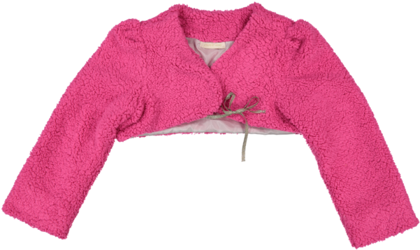 Iris Bolero In Hot Pink - Cardigan (600x600), Png Download