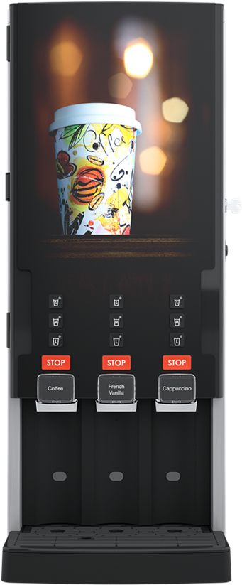 Instant And Liquid Machines > Soluble Machines > Bolero - Vending Machine (750x1000), Png Download