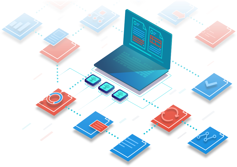 <b>intelligent Process Automation</b> For Unstructured - Indico (1011x832), Png Download