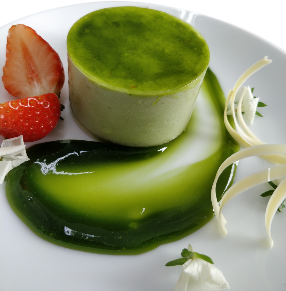 Matcha Green Tea Souffle Glace (1000x1333), Png Download