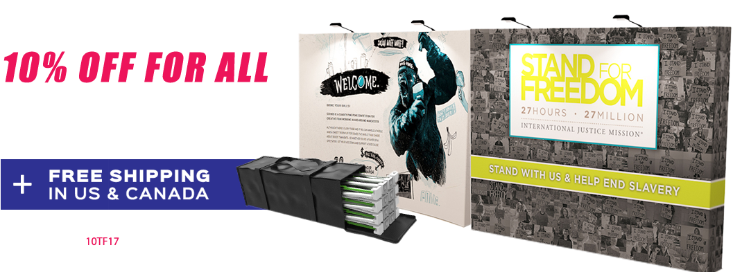 Pop Up Tension Fabric Display - Flyer (1140x400), Png Download