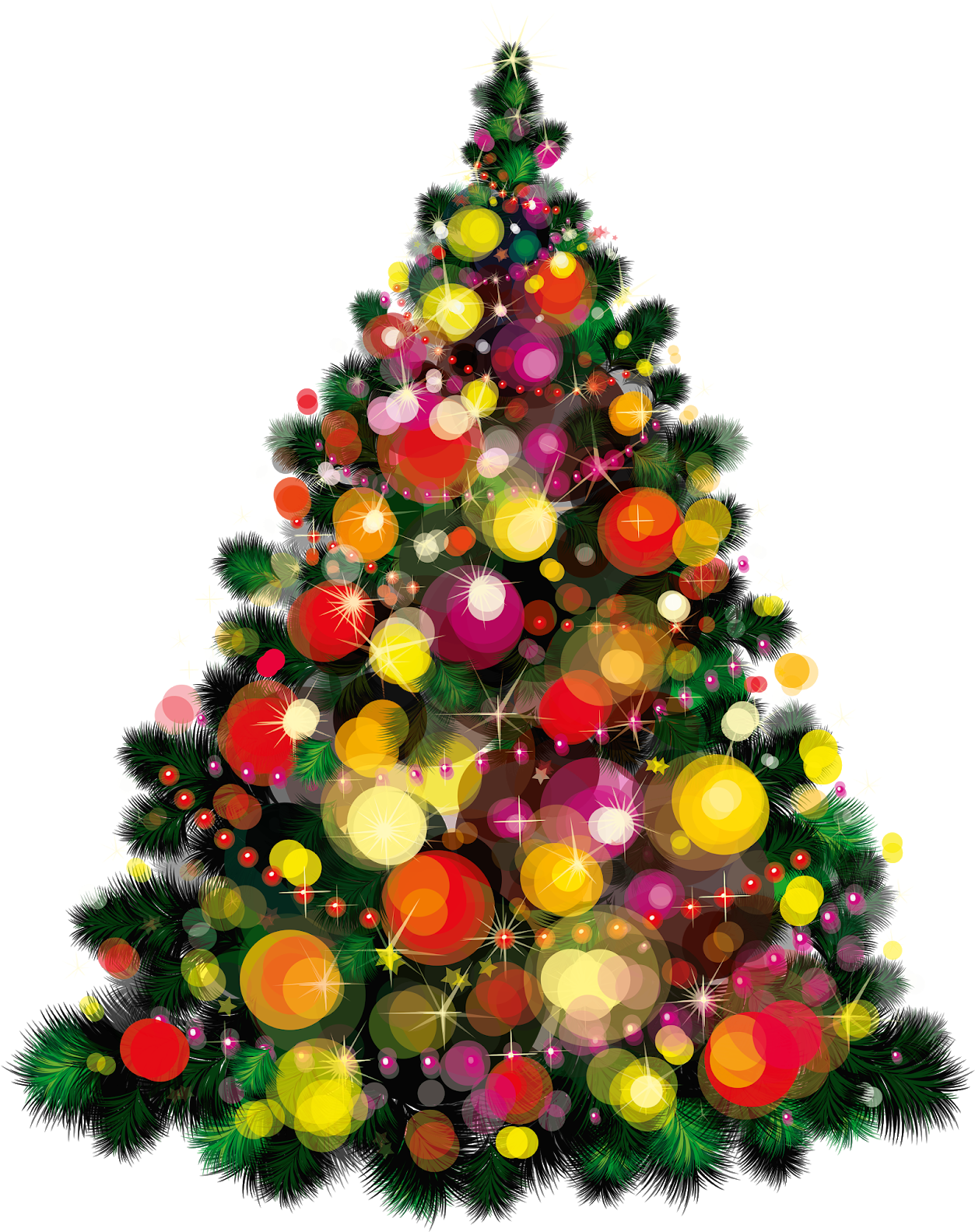 Christmas Tree Vector - Merry Christmas 2018 (1288x1600), Png Download