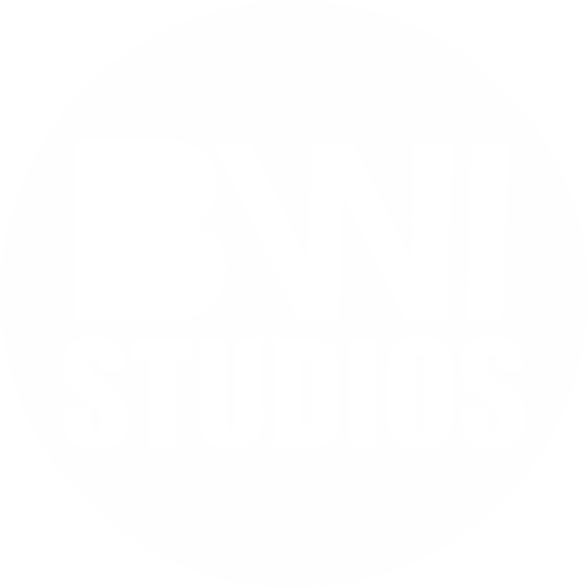 Bwi Studios Logo White - Circle (2146x2110), Png Download