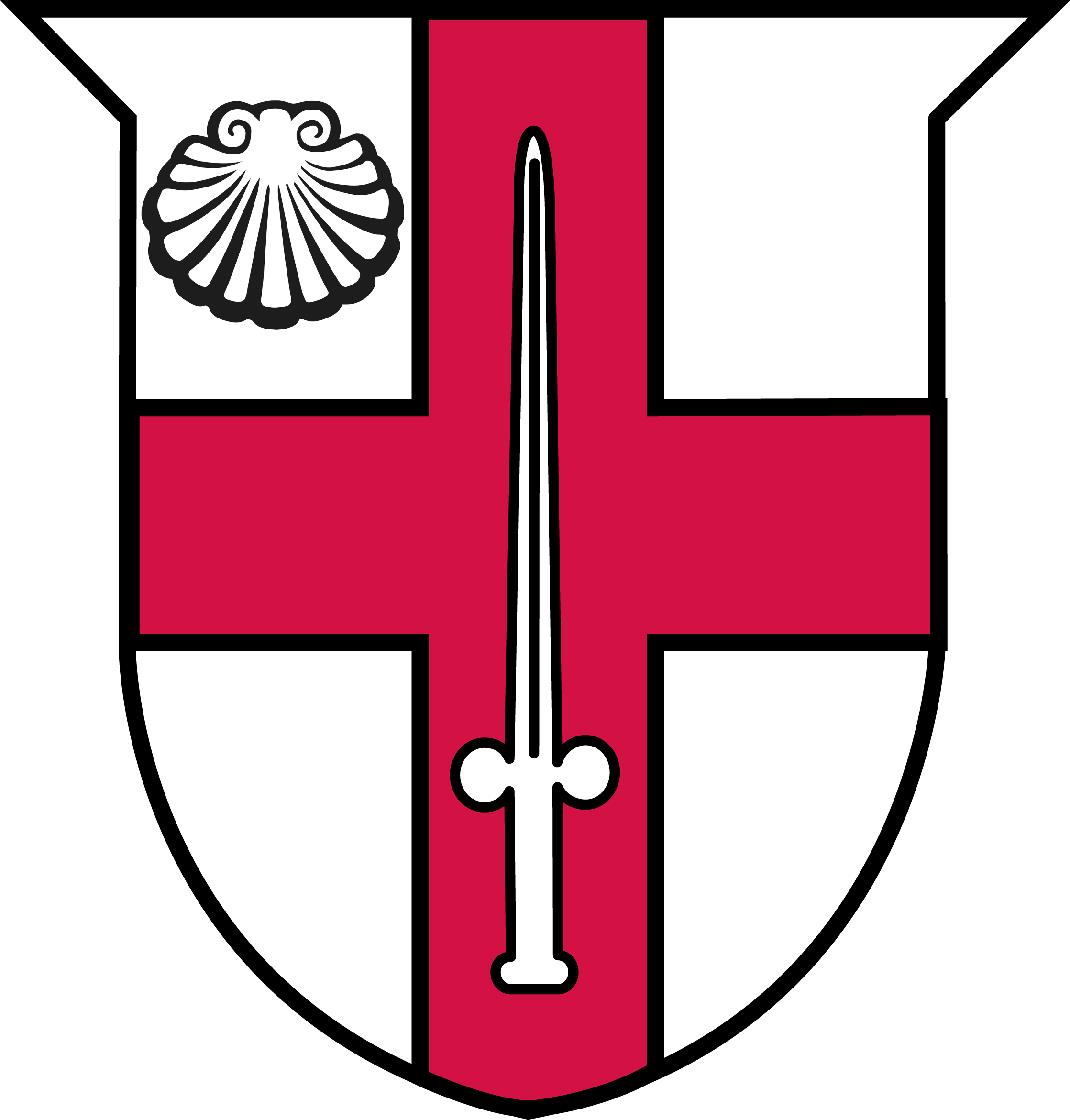 Chilton Crest Large Clear - Chilton Saint James (2350x2667), Png Download