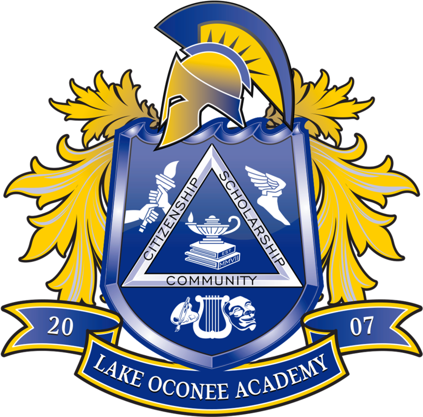 Crest - Lake Oconee Academy Logo (1000x985), Png Download