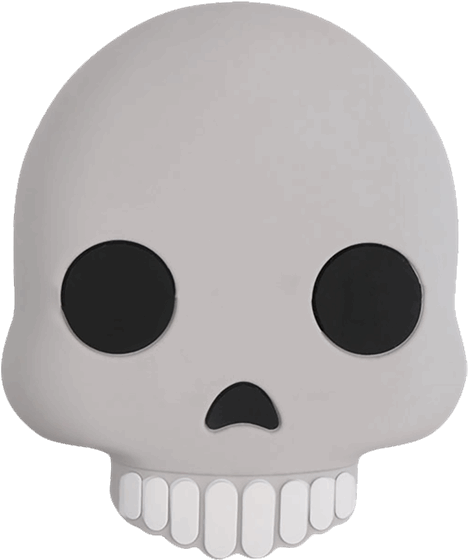 Mo-power Skull 2500mah Power Bank - ایموجی اسکلت (600x600), Png Download
