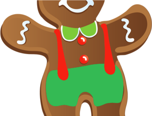 Gingerbread Man Clip Art (640x480), Png Download