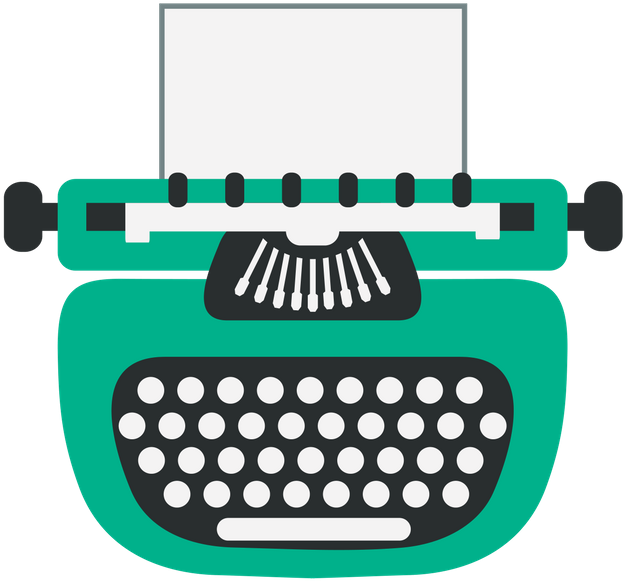 Typewriter - Writer Machine (800x800), Png Download