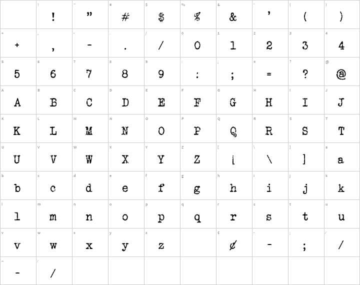 Secret Typewriter Regular - Number (720x570), Png Download