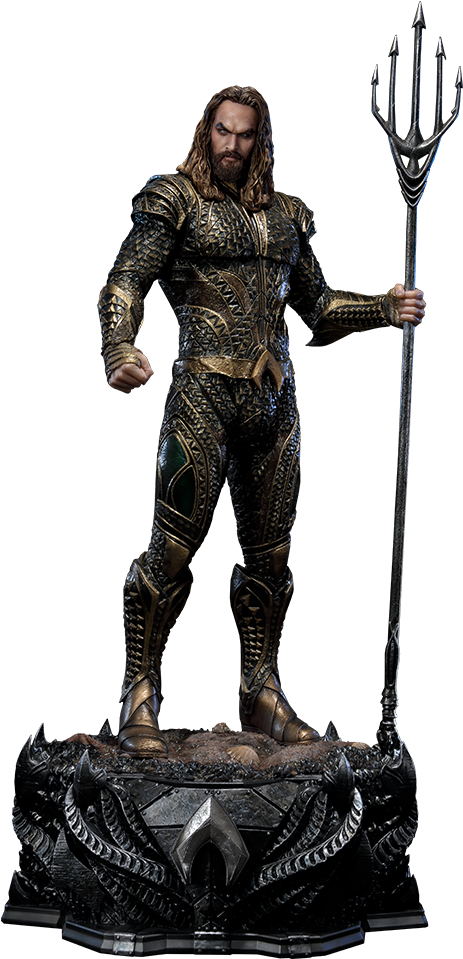Aquaman Statue By Prime 1 Studio - Prime 1 Studio Aquaman (463x959), Png Download