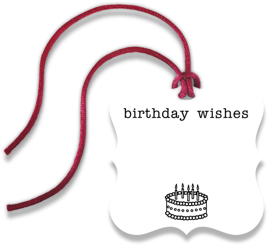 Birthday Gift Tag (1023x790), Png Download
