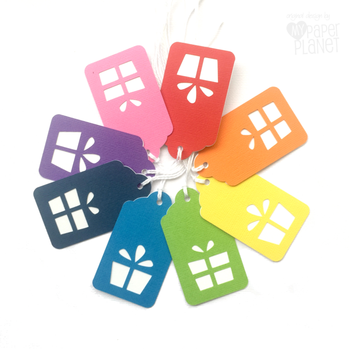 Rainbow Present Gift Tags, Bright Colours - Paper Product (700x700), Png Download
