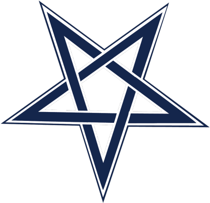 Dallas Cowboys - Red Inverted Pentagram Png (630x630), Png Download