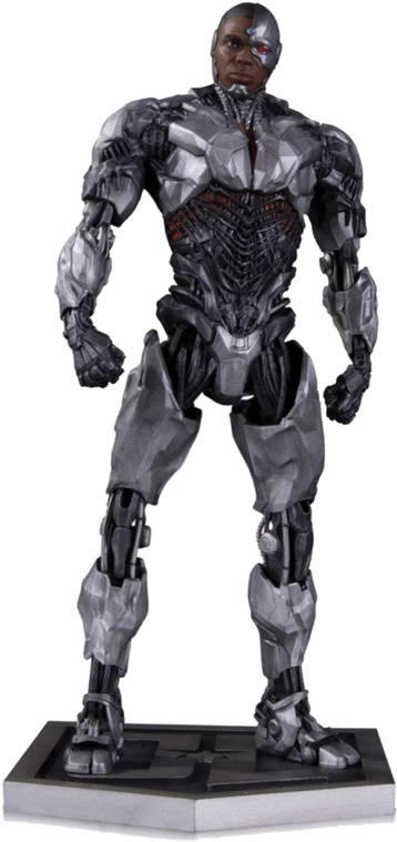 Justice League - Justice League Cyborg Statue (566x800), Png Download