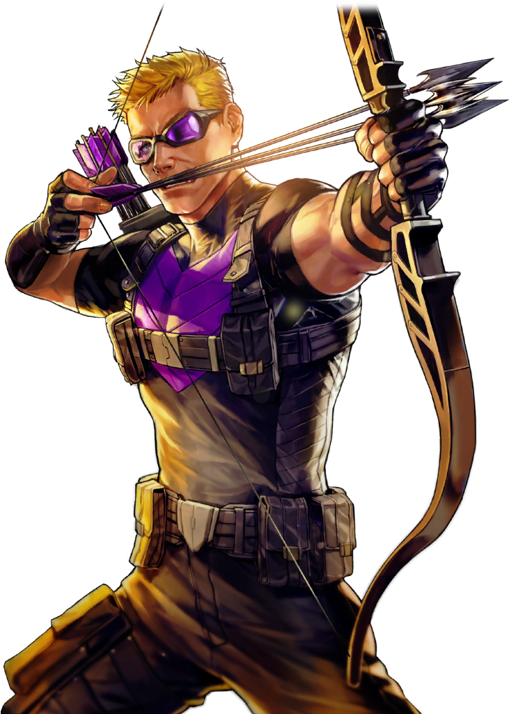 Click For Full Sized Image Hawkeye - Marvel Battle Lines Variant (1024x1024), Png Download