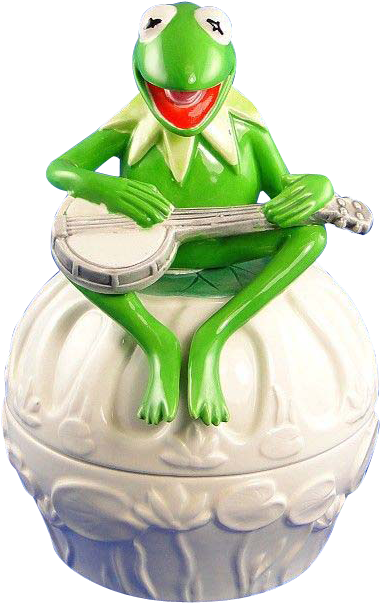 Kermit Frog Sigma Ceramic Dish Tastesetters Vintage - Crocodile (602x602), Png Download
