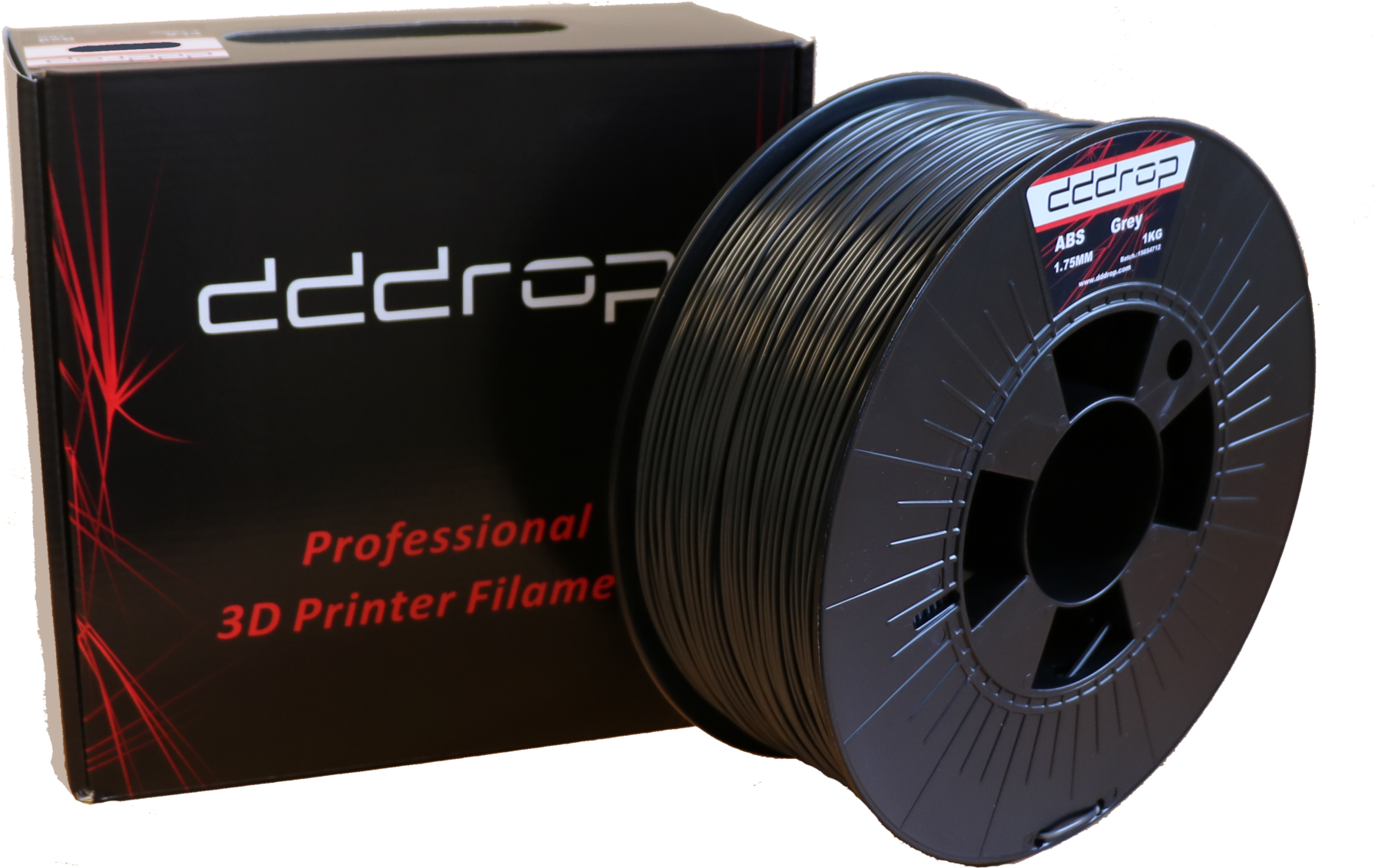 Dddrop Premium Abs Grey - 3d Printing Filament (1900x1235), Png Download