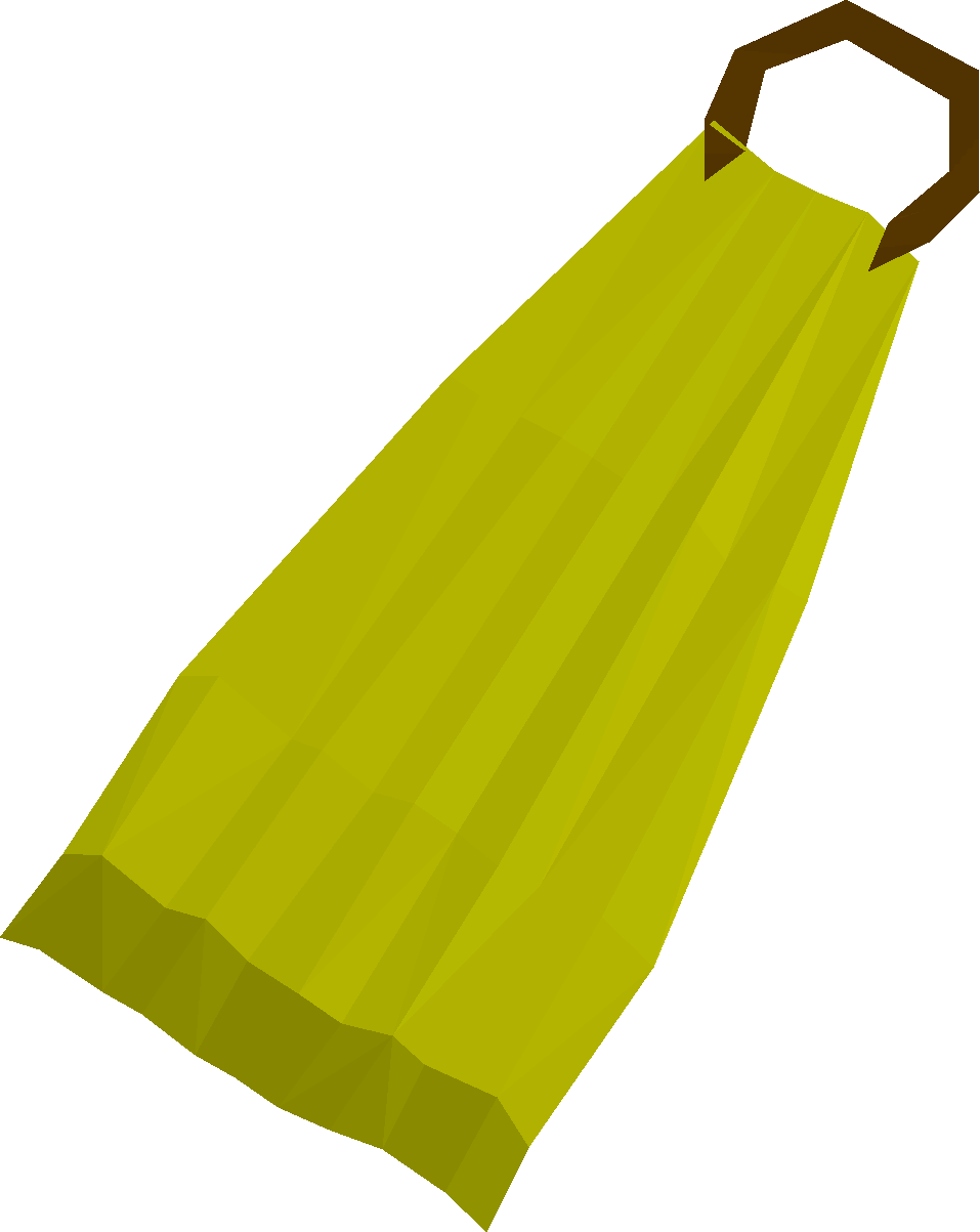 A Yellow Cape Can Be Obtained By Using Yellow Dye On - Yellow Cape Runescape (957x1203), Png Download