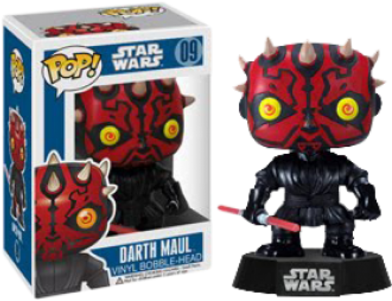Star Wars Funko Pop Darth Maul (800x880), Png Download