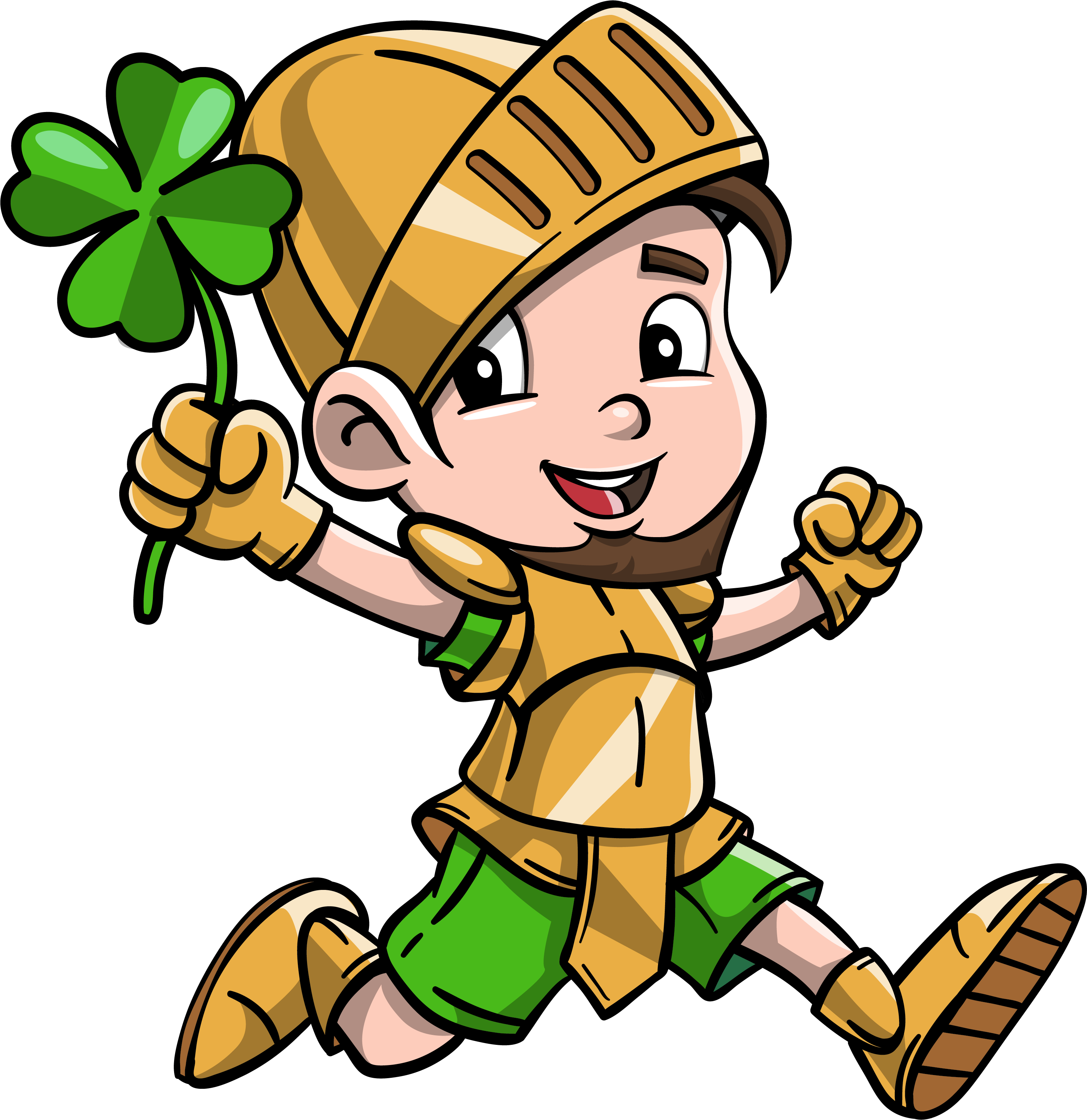 The 5k Leprechaun Lap Of Washington Sponsored By The - Cartoon (4167x4167), Png Download