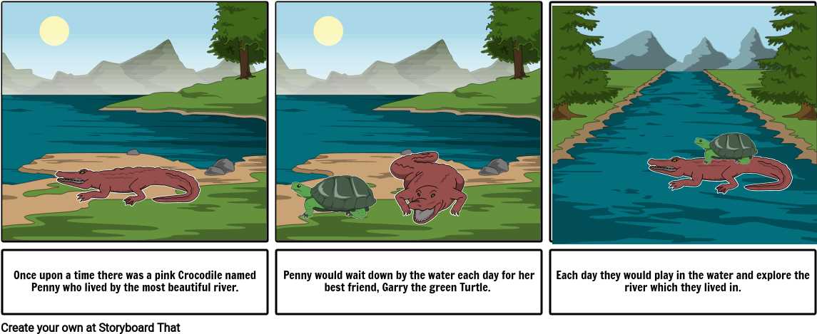 Penny The Pink Crocodile - Touching Spirit Bear Dance (1165x488), Png Download