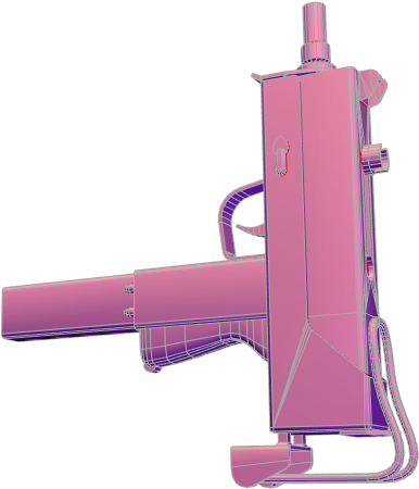 Uzi - Assault Rifle (769x577), Png Download