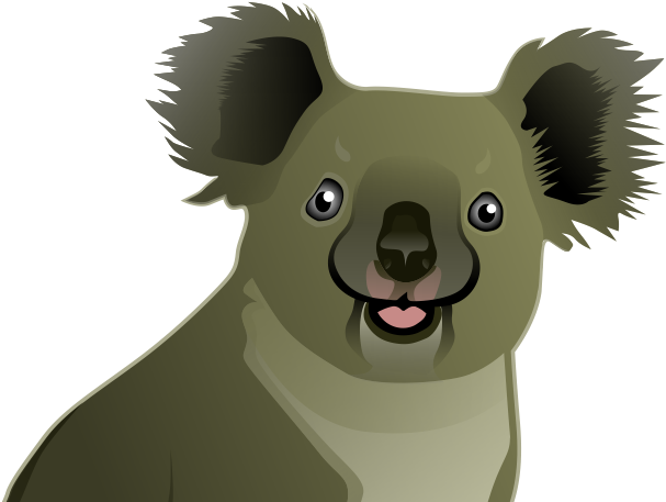 Koala Clipart Wildlife Biology - Transparent Background Koala Clip Art (683x500), Png Download